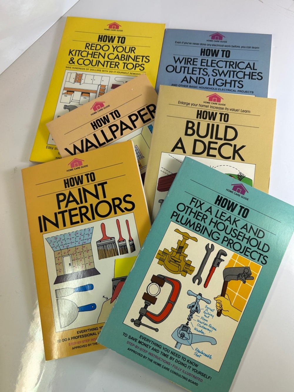 Lot of 6 — Vintage How To Books Home Care‎ Guides